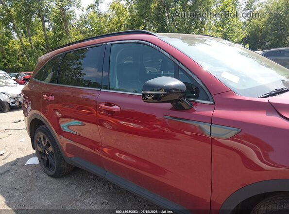 5XYRLDLCXMG065370 2021 KIA SORENTO Red Rear interior view
