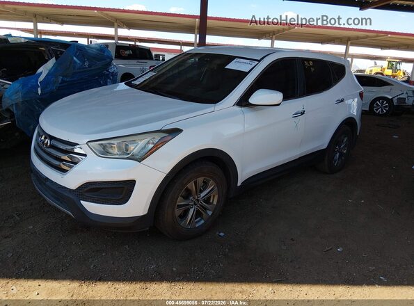 5XYZT3LB0GG317942 2016 HYUNDAI SANTA FE SPORT White წინა მარცხენა ხედი სამი მეოთხედიდან
