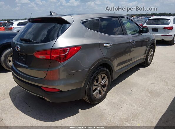 5XYZT3LB0GG352884 2016 HYUNDAI SANTA FE SPORT Gray Trasero derecho