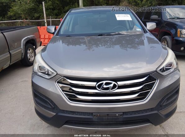 5XYZT3LB0GG352884 2016 HYUNDAI SANTA FE SPORT Gray Vista frontal