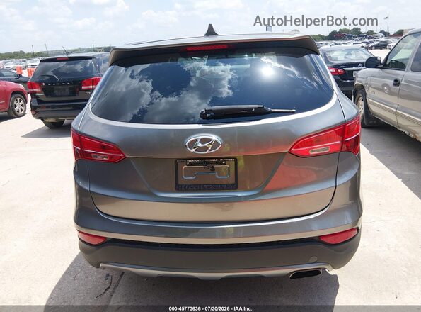 5XYZT3LB0GG352884 2016 HYUNDAI SANTA FE SPORT Gray 