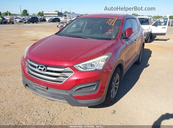 5XYZT3LB0GG359835 2016 HYUNDAI SANTA FE SPORT Maroon წინა მარცხენა ხედი სამი მეოთხედიდან