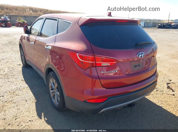5XYZT3LB0GG359835 2016 HYUNDAI SANTA FE SPORT Maroon უკანა მარცხენა