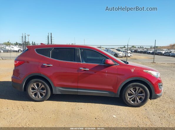 5XYZT3LB0GG359835 2016 HYUNDAI SANTA FE SPORT Maroon უკანა სალონის ხედი