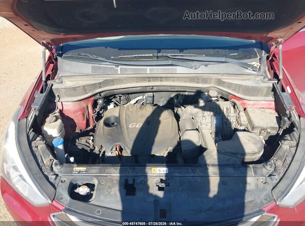 5XYZT3LB0GG359835 2016 HYUNDAI SANTA FE SPORT Maroon უკანა ხედი