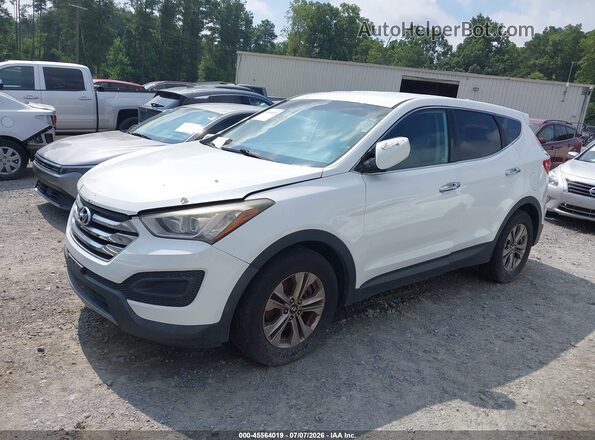 5XYZT3LB0GG369233 2016 HYUNDAI SANTA FE SPORT White Vista tres cuartos delantera izquierda