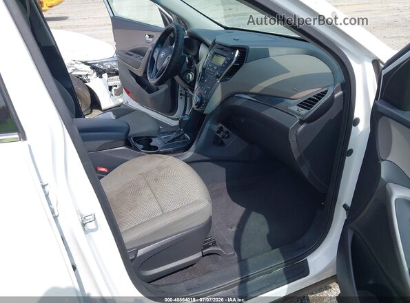 5XYZT3LB0GG369233 2016 HYUNDAI SANTA FE SPORT White Vista interior delantera