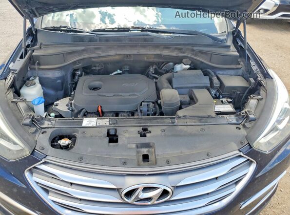 5XYZT3LB0HG382405 2017 HYUNDAI SANTA Blue Vista interior trasera
