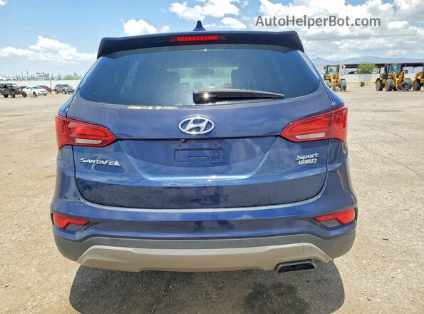 5XYZT3LB0HG382405 2017 HYUNDAI SANTA Blue Vista trasera