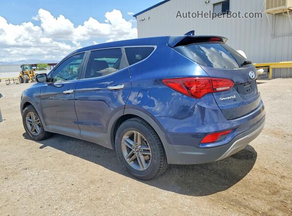 5XYZT3LB0HG382405 2017 HYUNDAI SANTA Blue Trasero izquierdo