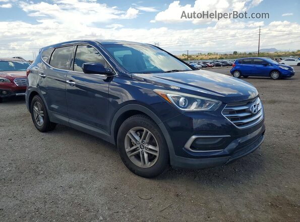 5XYZT3LB0HG382405 2017 HYUNDAI SANTA Blue Delantero derecho