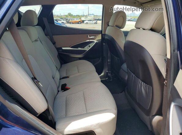 5XYZT3LB0HG382405 2017 HYUNDAI SANTA Blue Vista de los asientos traseros