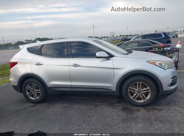 5XYZT3LB0HG435040 2017 HYUNDAI SANTA FE SPORT Серебряный Вид задней части салона
