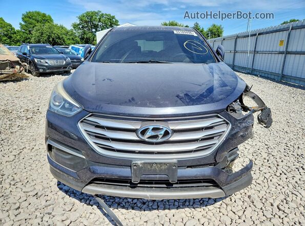 5XYZT3LB0JG510969 2018 HYUNDAI SANTA Gray Widok z przodu