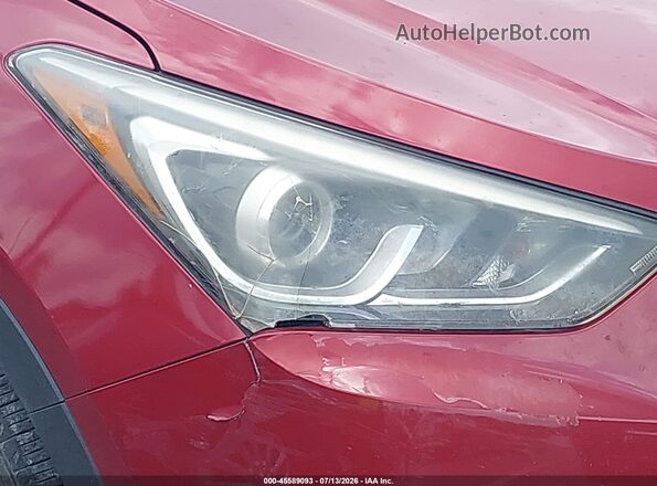 5XYZT3LB0JG532194 2018 HYUNDAI SANTA FE SPORT Burgundy წინა ხედი