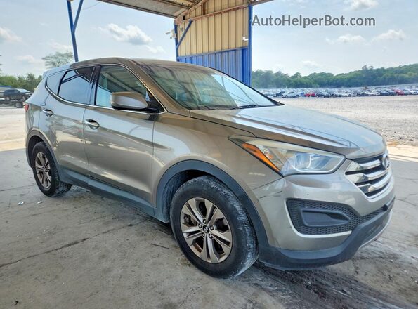 5XYZT3LB1GG333504 2016 HYUNDAI SANTA Gray Front right