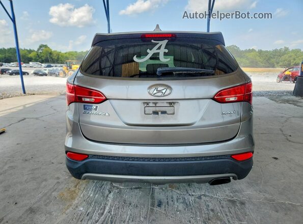 5XYZT3LB1GG333504 2016 HYUNDAI SANTA Gray Rear view