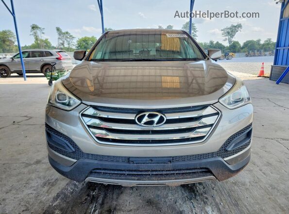 5XYZT3LB1GG333504 2016 HYUNDAI SANTA Gray Front view