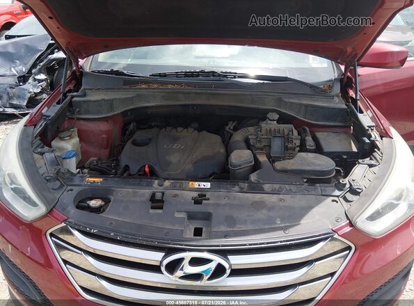 5XYZT3LB1GG359343 2016 HYUNDAI SANTA FE SPORT Red Widok z tyłu