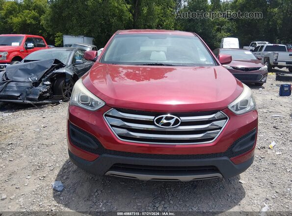 5XYZT3LB1GG359343 2016 HYUNDAI SANTA FE SPORT Red Widok deski rozdzielczej
