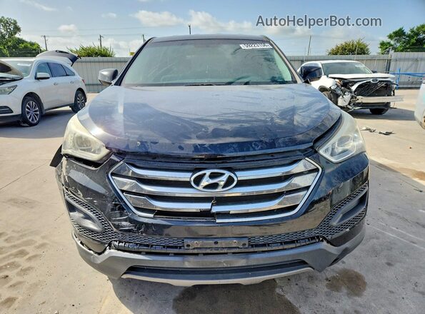 5XYZT3LB1GG360377 2016 HYUNDAI SANTA Black Вид спереду