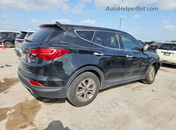 5XYZT3LB1GG360377 2016 HYUNDAI SANTA Black Задня права чверть
