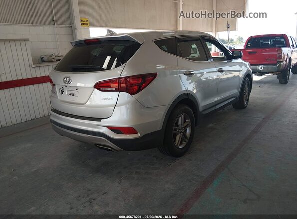 5XYZT3LB1HG458570 2017 HYUNDAI SANTA FE SPORT Silver Trasero derecho