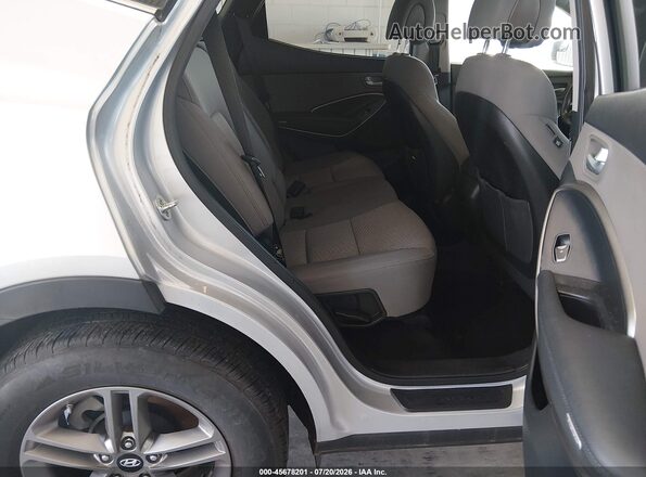 5XYZT3LB1HG458570 2017 HYUNDAI SANTA FE SPORT Silver Vista de la etiqueta del VIN