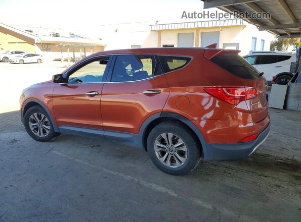 5XYZT3LB2GG345516 2016 HYUNDAI SANTA Оранжевый Задняя левая четверть