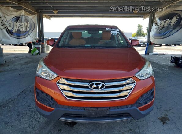 5XYZT3LB2GG345516 2016 HYUNDAI SANTA Оранжевый Вид спереди