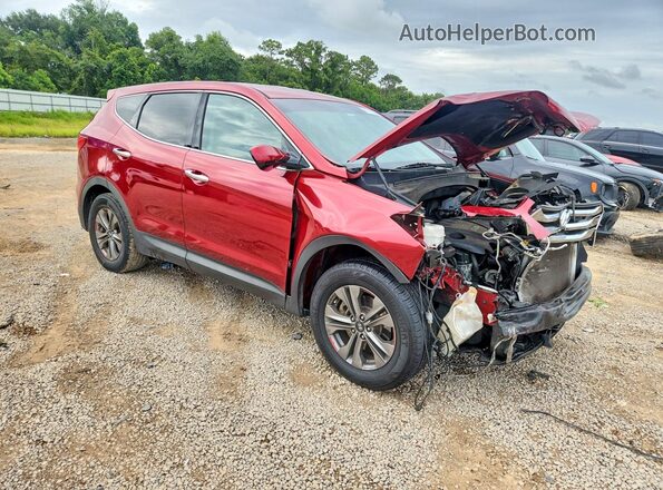 5XYZT3LB2GG358699 2016 HYUNDAI SANTA Красный Передняя правая четверть