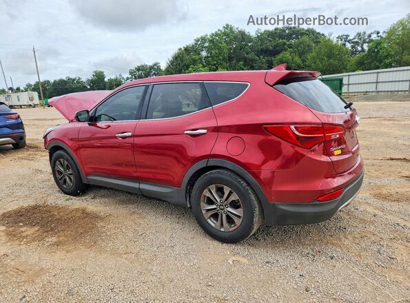 5XYZT3LB2GG358699 2016 HYUNDAI SANTA Красный Задняя левая четверть