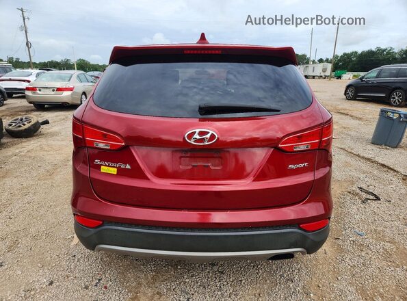 5XYZT3LB2GG358699 2016 HYUNDAI SANTA Красный Вид сзади