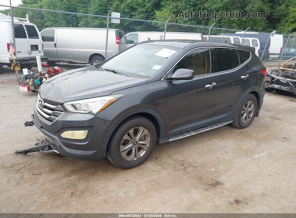 5XYZT3LB2GG380105 2016 HYUNDAI SANTA FE SPORT Gray წინა მარცხენა ხედი სამი მეოთხედიდან