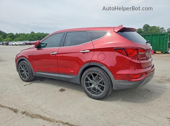 5XYZT3LB2HG391767 2017 HYUNDAI SANTA Red Trasero izquierdo