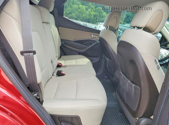 5XYZT3LB2HG391767 2017 HYUNDAI SANTA Red Vista interior trasera