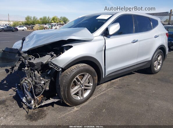 5XYZT3LB2HG392689 2017 HYUNDAI SANTA FE SPORT Silver Przód lewy