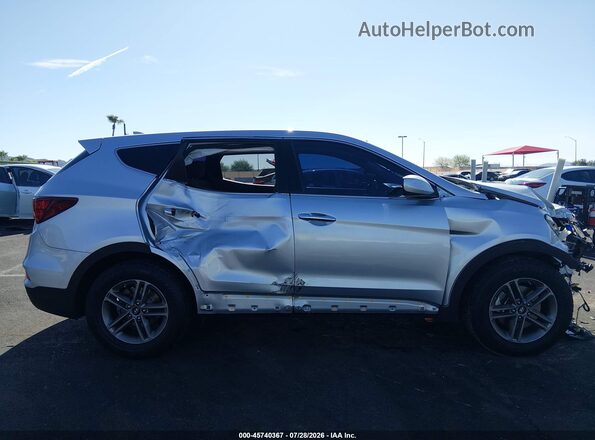 5XYZT3LB2HG392689 2017 HYUNDAI SANTA FE SPORT Silver Widok wnętrza z tyłu