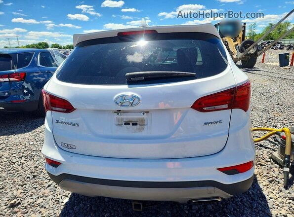 5XYZT3LB2HG428915 2017 HYUNDAI SANTA White Вид ззаду