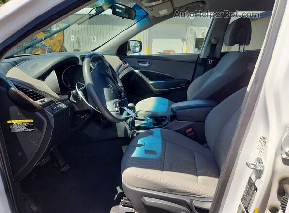 5XYZT3LB2HG428915 2017 HYUNDAI SANTA White Вид салону спереду