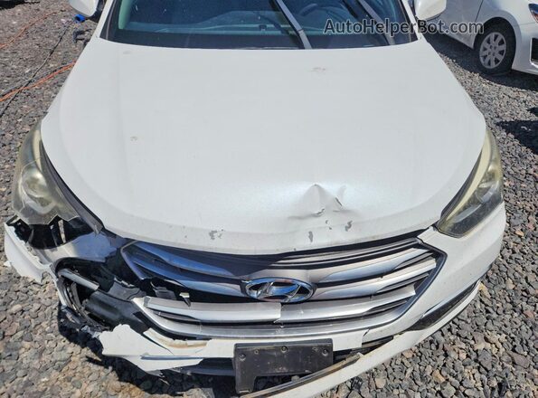 5XYZT3LB2HG428915 2017 HYUNDAI SANTA White Вид підкапотного простору
