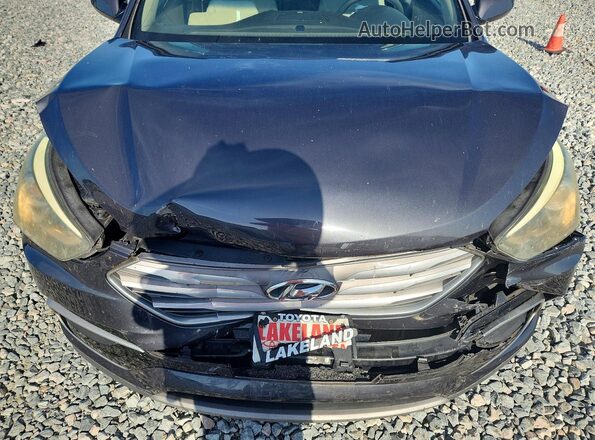 5XYZT3LB2HG460893 2017 HYUNDAI SANTA Gray Вид підкапотного простору
