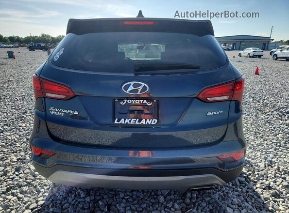 5XYZT3LB2HG460893 2017 HYUNDAI SANTA Gray Вид ззаду