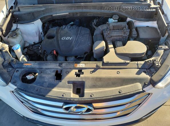 5XYZT3LB3GG356251 2016 HYUNDAI SANTA White Вид підкапотного простору