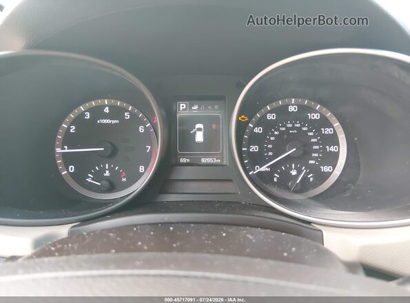 5XYZT3LB3HG386707 2017 HYUNDAI SANTA FE SPORT White უკანა სავარძლების ხედი