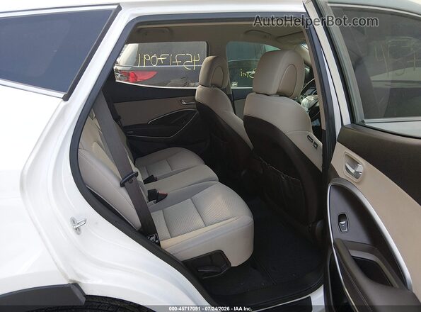 5XYZT3LB3HG386707 2017 HYUNDAI SANTA FE SPORT White VIN კოდის სტიკერის ხედი