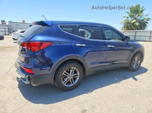 5XYZT3LB3JG543092 2018 HYUNDAI SANTA Blue Հետևի աջ