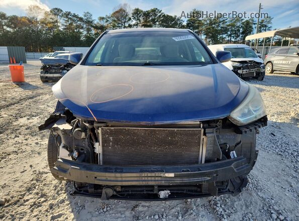 5XYZT3LB3JG545599 2018 HYUNDAI SANTA Blue Вид спереду
