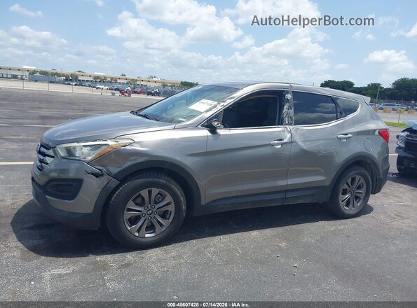 5XYZT3LB4GG343783 2016 HYUNDAI SANTA FE SPORT Gray Вид спереду