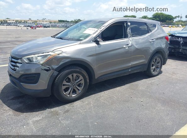 5XYZT3LB4GG343783 2016 HYUNDAI SANTA FE SPORT Gray Передня ліва чверть